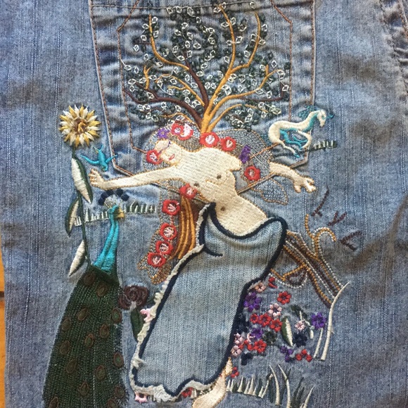 Embroidered Jeans Y2K - Picture 2 of 6